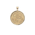 PROTECT JW Original Pendant Coin in Solid Gold